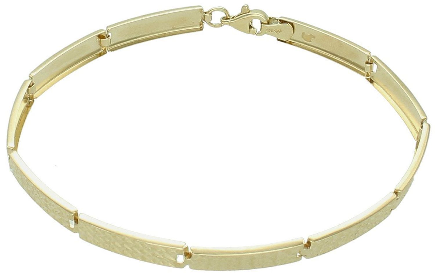 Złota bransoletka segmentowa diamentowana – 20 cm, 3,33 g  Żółte złoto 9K  BR 5148A...jpg